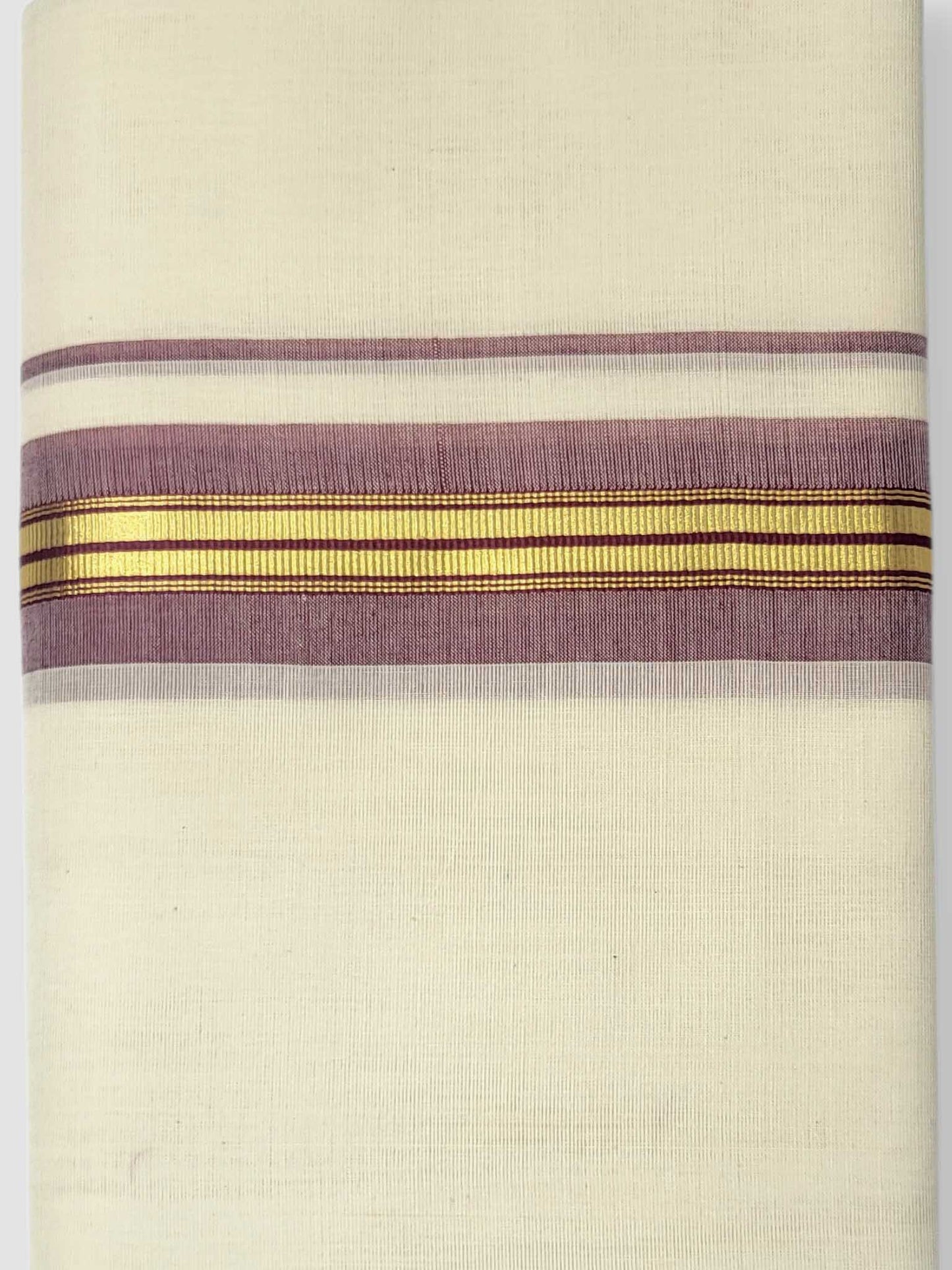 Kerala Balaramapuram Pure Cotton Handloom Mundu/Dhoti