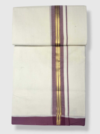 Kerala Balaramapuram Pure Cotton Handloom Mundu/Dhoti
