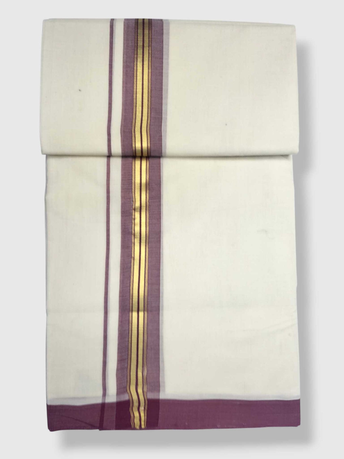 Kerala Balaramapuram Pure Cotton Handloom Mundu/Dhoti