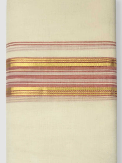 Kerala Balaramapuram Pure Cotton Handloom Mundu/Dhoti