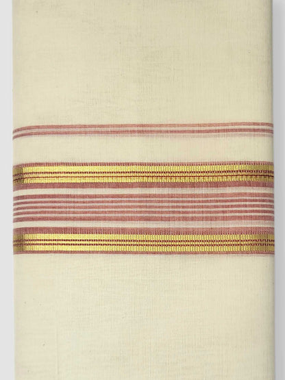 Kerala Balaramapuram Pure Cotton Handloom Mundu/Dhoti