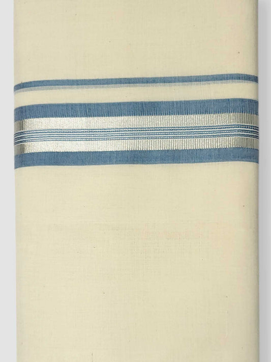 Kerala Balaramapuram Pure Cotton Handloom Mundu/Dhoti