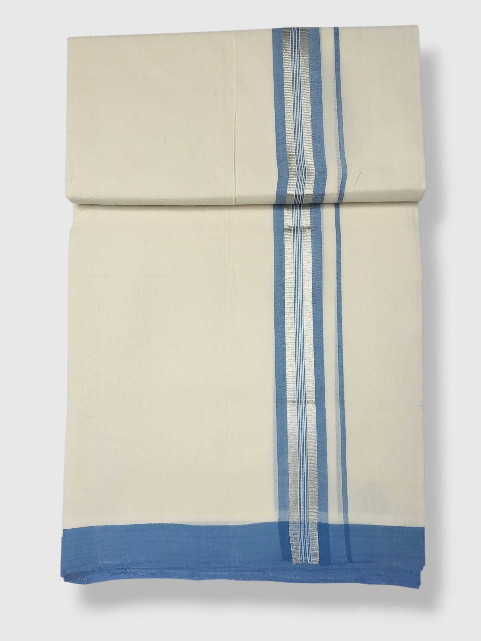 Kerala Balaramapuram Pure Cotton Handloom Mundu/Dhoti