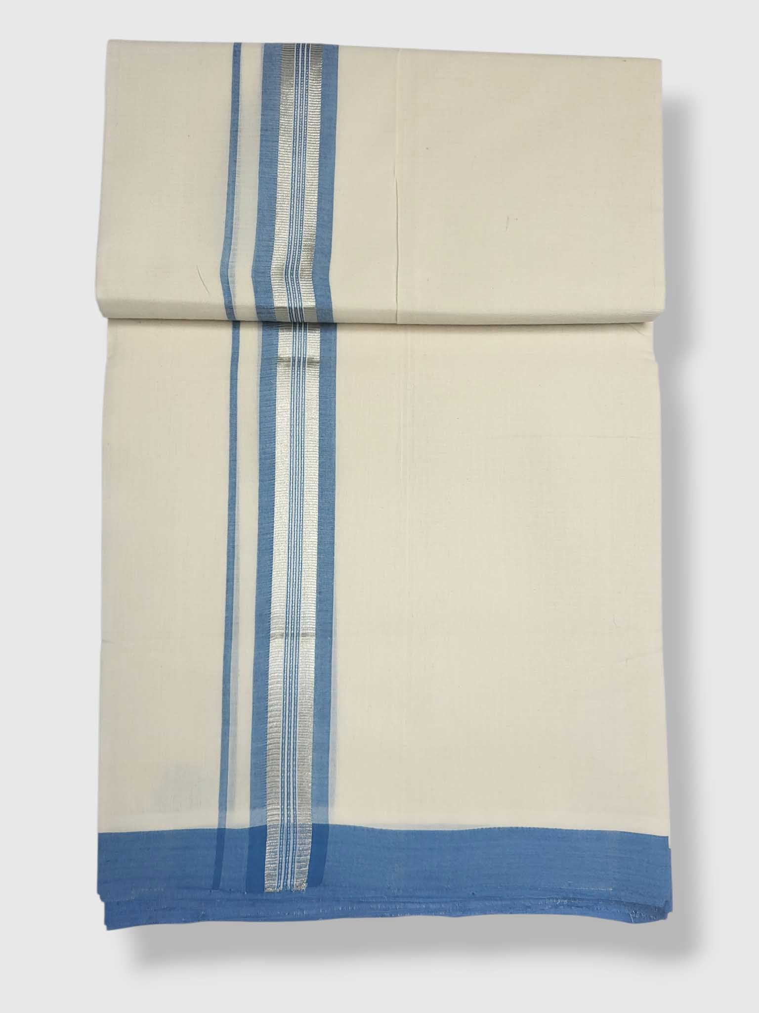 Kerala Balaramapuram Pure Cotton Handloom Mundu/Dhoti