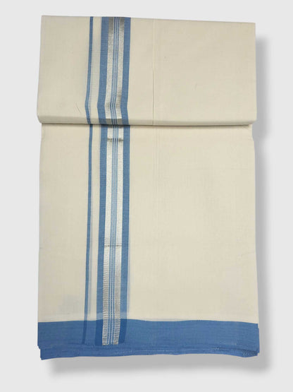 Kerala Balaramapuram Pure Cotton Handloom Mundu/Dhoti