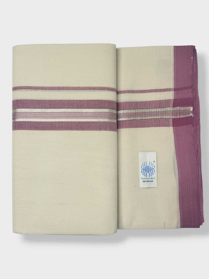 Kerala Balaramapuram Pure Cotton Handloom Mundu/Dhoti