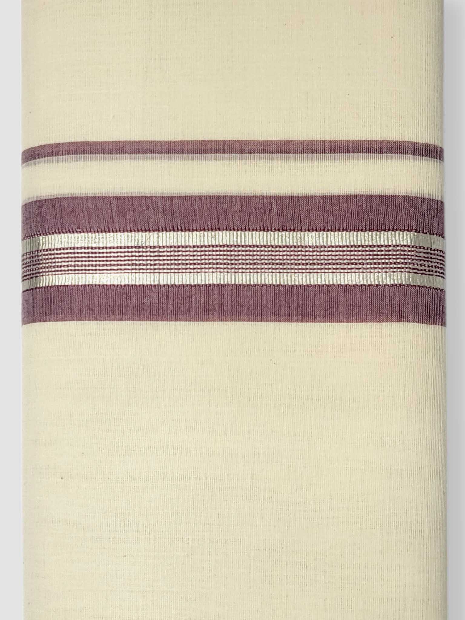 Kerala Balaramapuram Pure Cotton Handloom Mundu/Dhoti