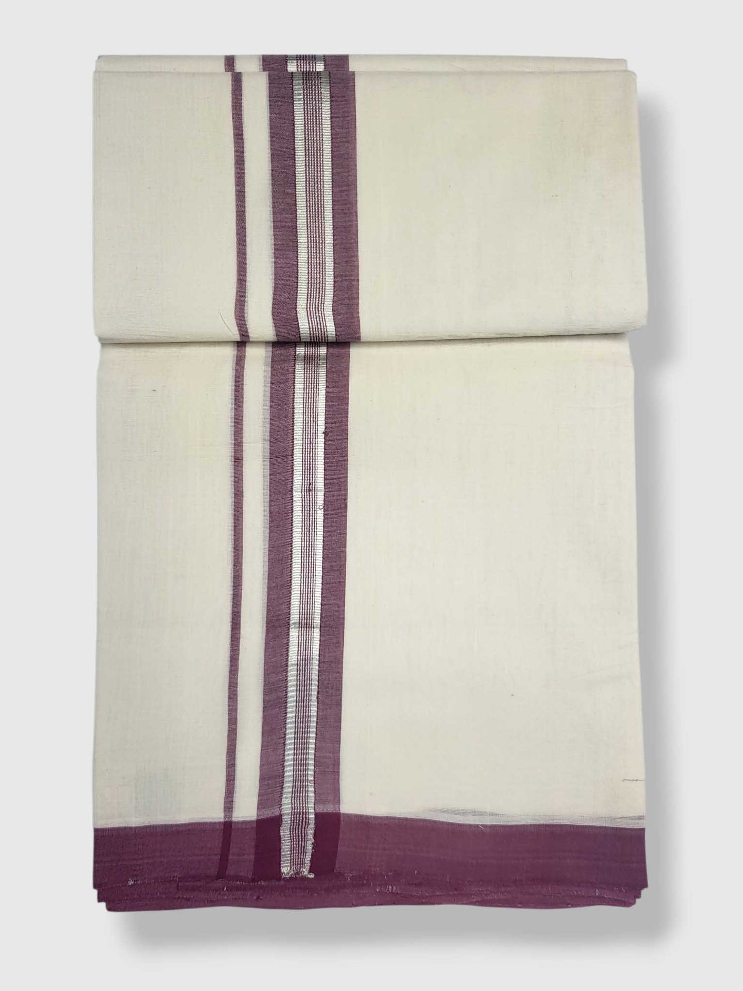 Kerala Balaramapuram Pure Cotton Handloom Mundu/Dhoti