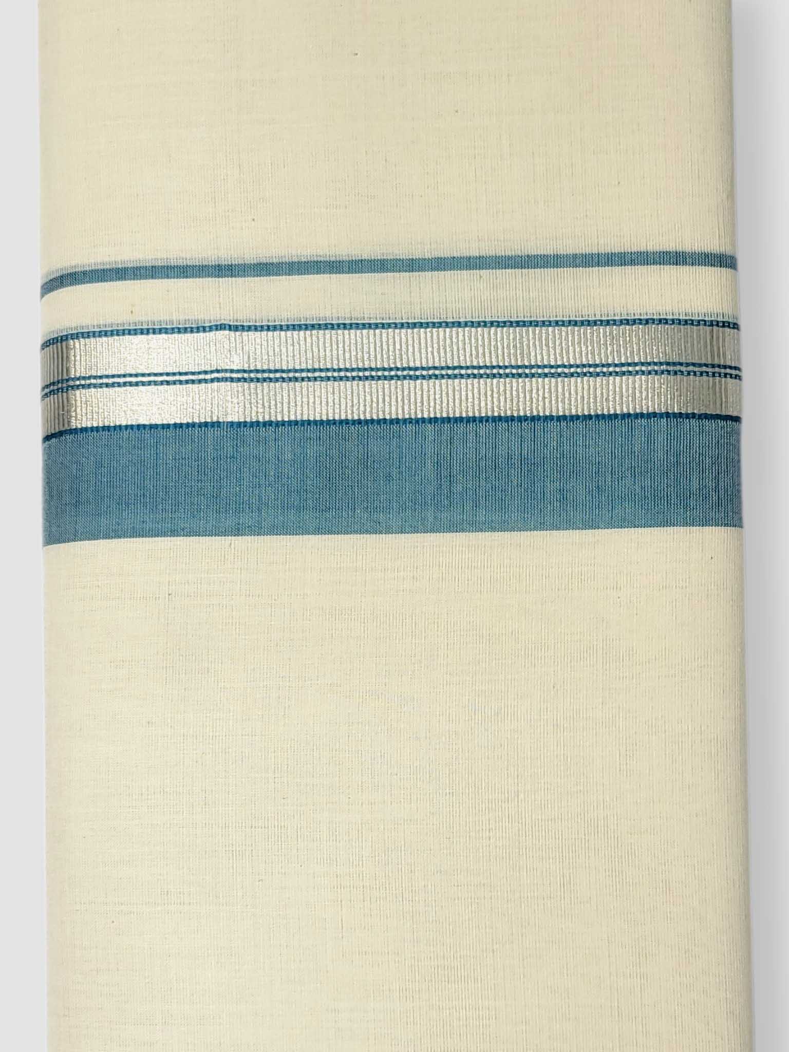 Kerala Balaramapuram Pure Cotton Handloom Mundu/Dhoti