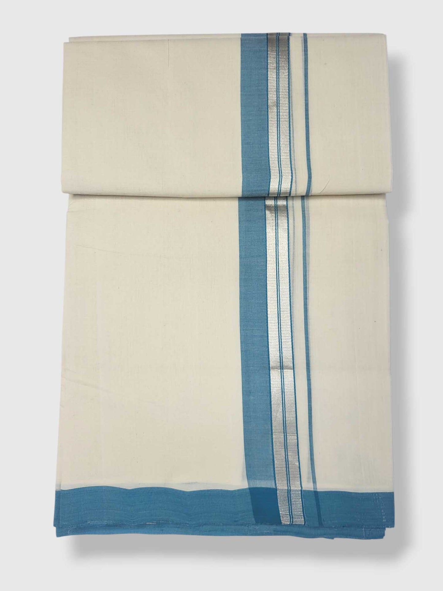 Kerala Balaramapuram Pure Cotton Handloom Mundu/Dhoti