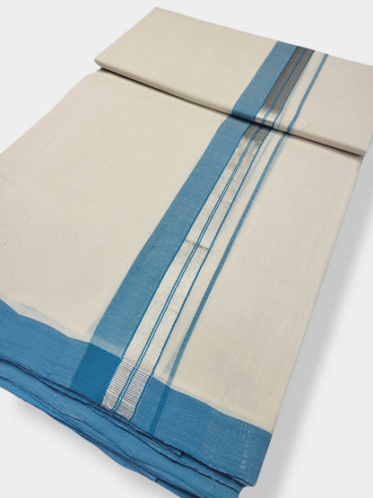 Kerala Balaramapuram Pure Cotton Handloom Mundu/Dhoti
