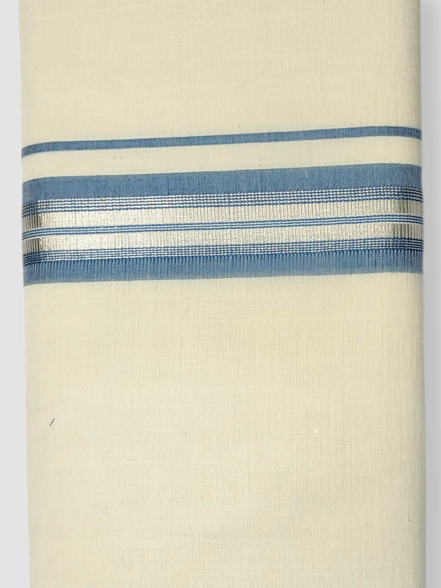Kerala Balaramapuram Pure Cotton Handloom Mundu/Dhoti