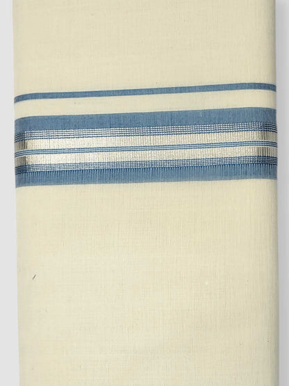 Kerala Balaramapuram Pure Cotton Handloom Mundu/Dhoti