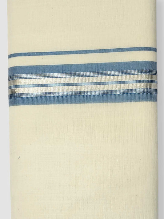 Kerala Balaramapuram Pure Cotton Handloom Mundu/Dhoti
