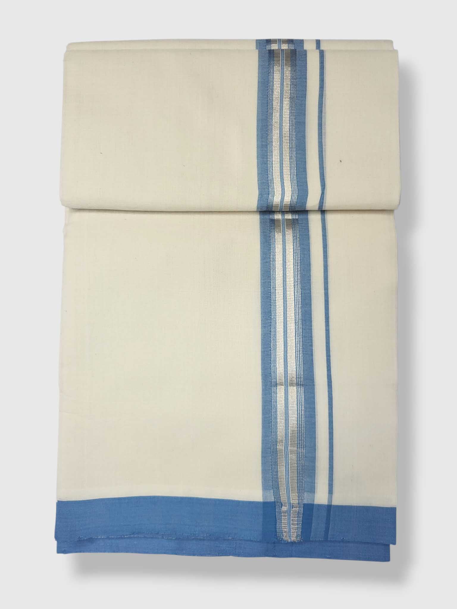 Kerala Balaramapuram Pure Cotton Handloom Mundu/Dhoti