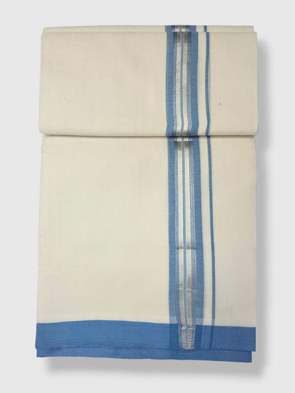Kerala Balaramapuram Pure Cotton Handloom Mundu/Dhoti