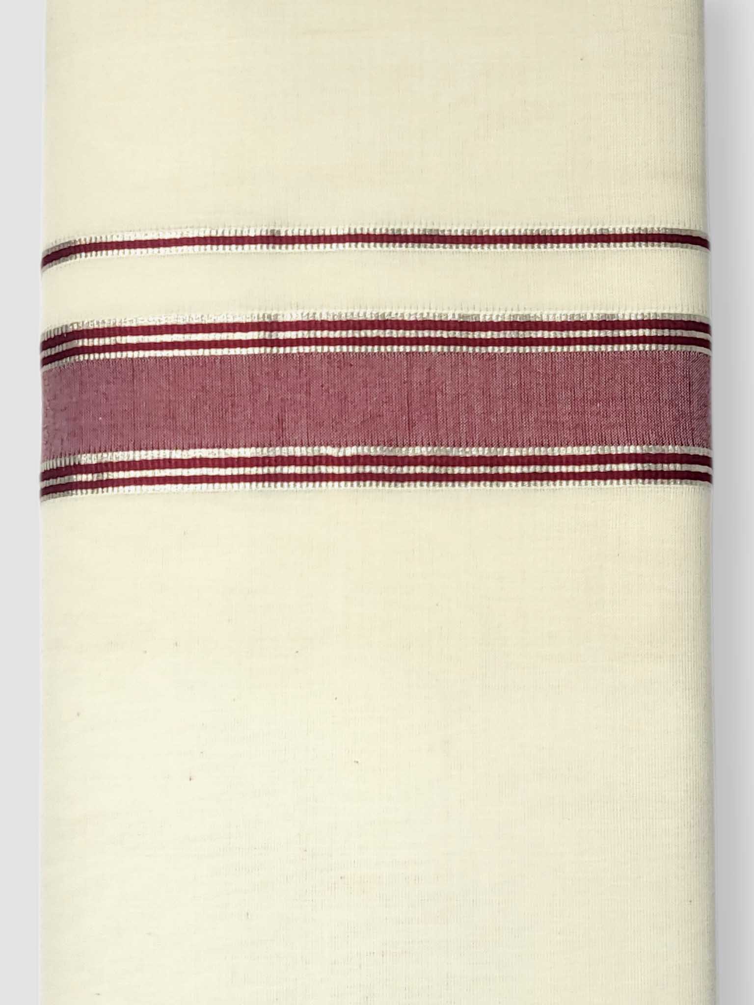 Kerala Balaramapuram Pure Cotton Handloom Mundu/Dhoti