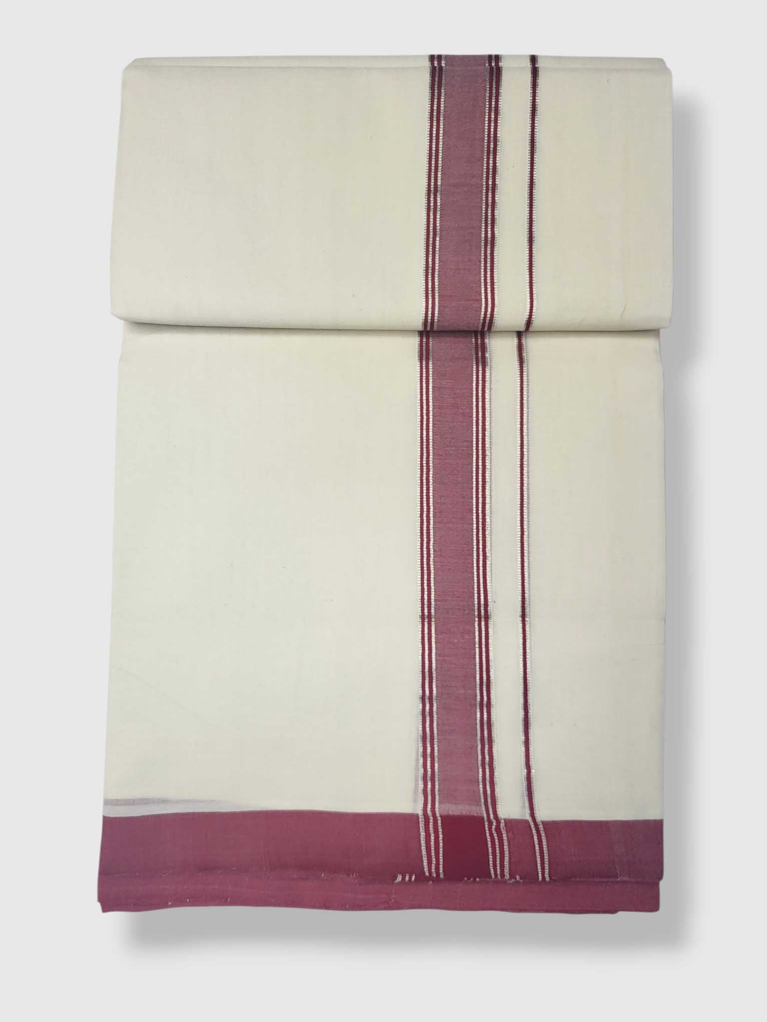 Kerala Balaramapuram Pure Cotton Handloom Mundu/Dhoti