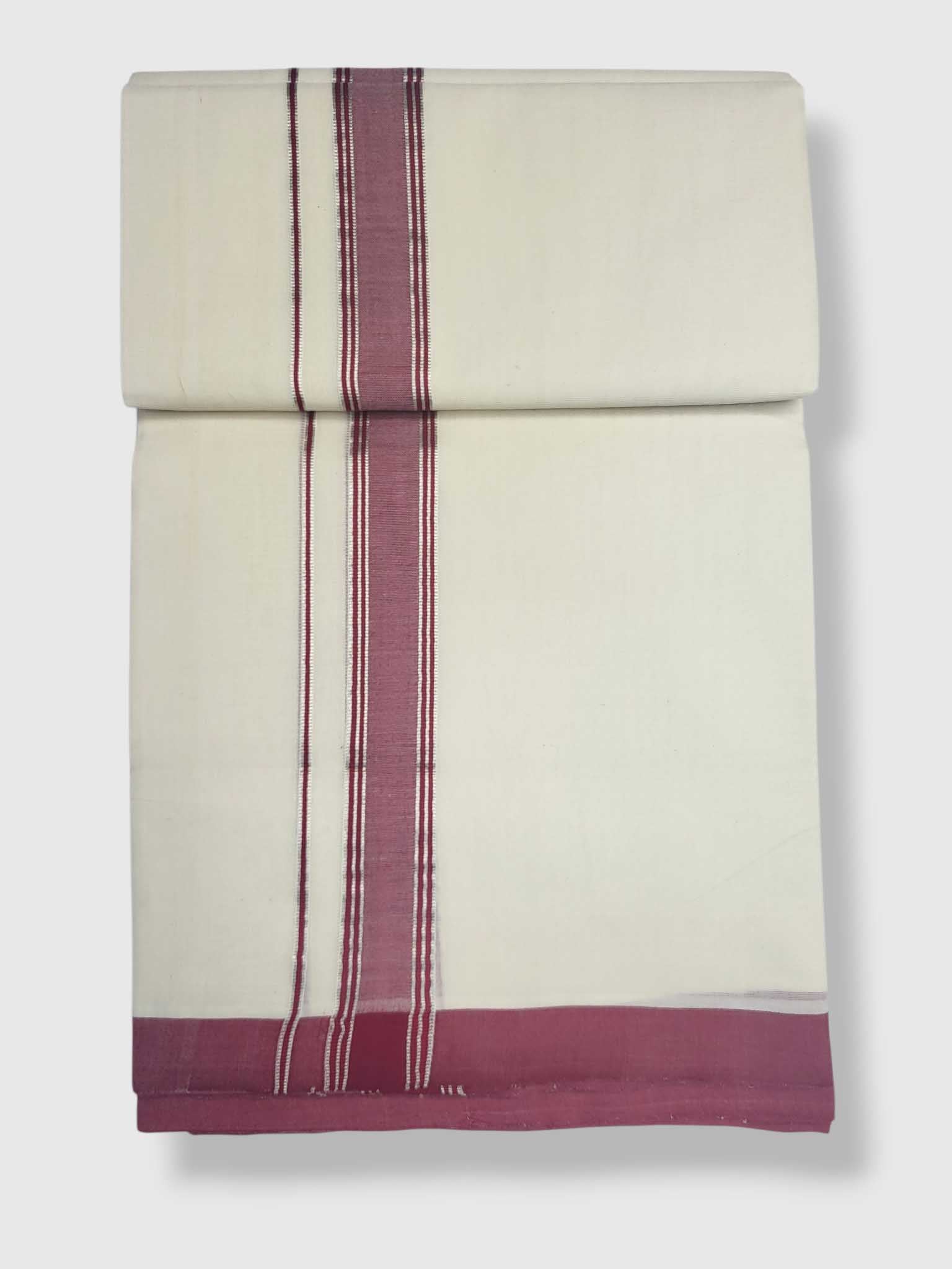 Kerala Balaramapuram Pure Cotton Handloom Mundu/Dhoti