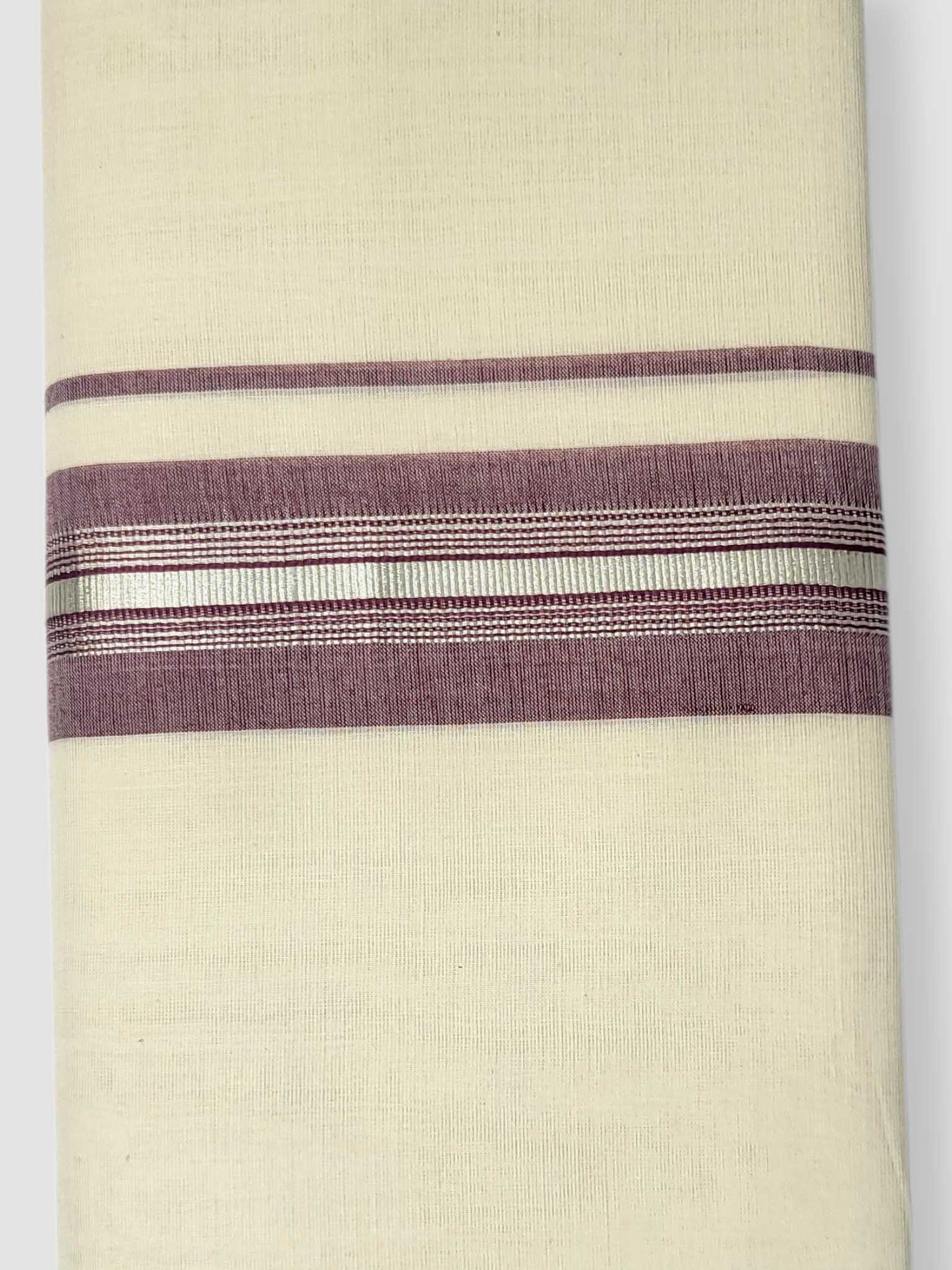 Kerala Balaramapuram Pure Cotton Handloom Mundu/Dhoti