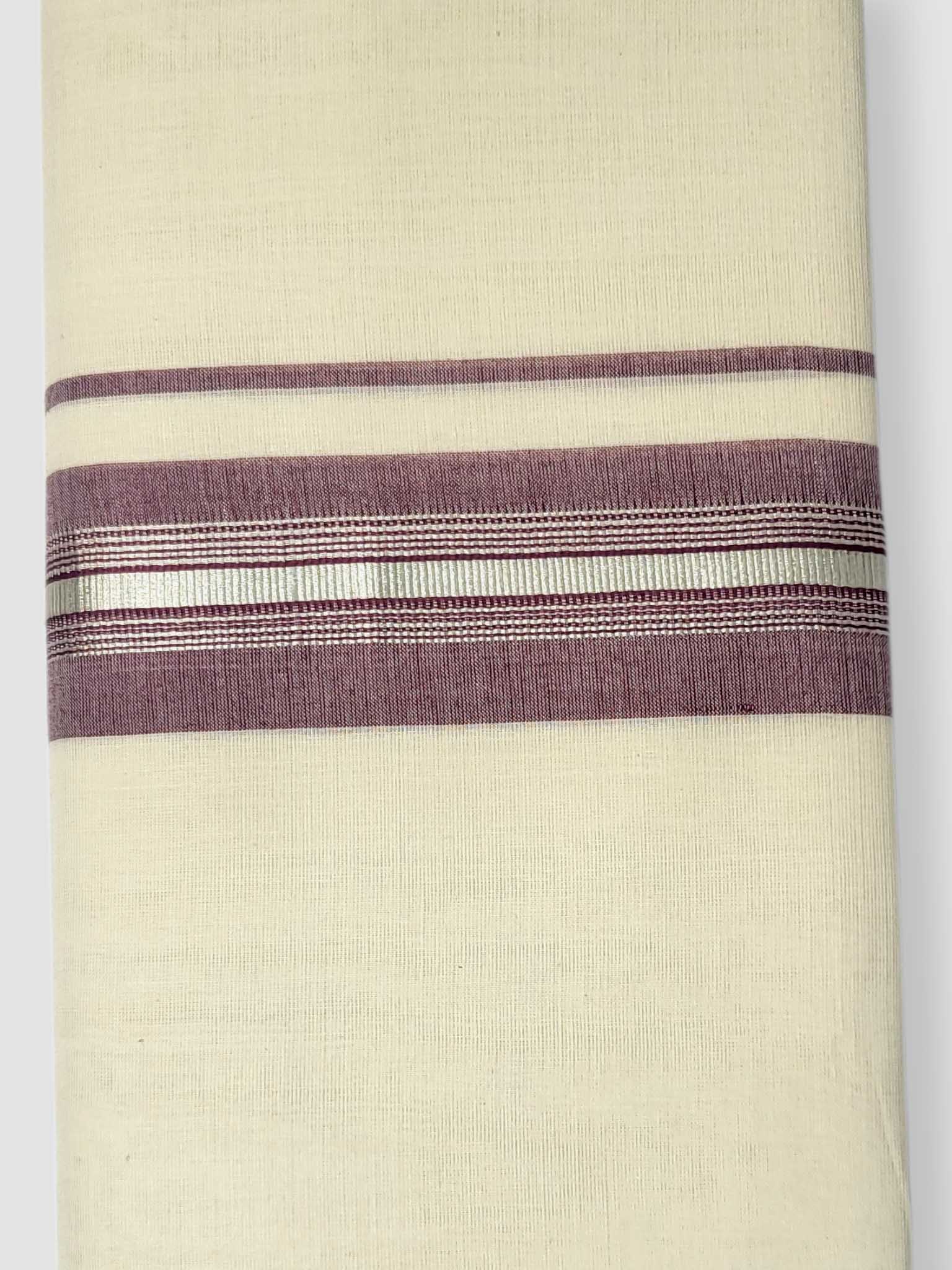 Kerala Balaramapuram Pure Cotton Handloom Mundu/Dhoti