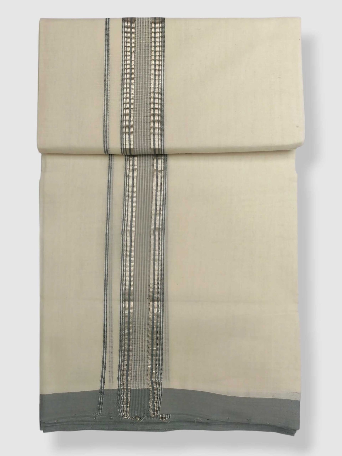 Kerala Balaramapuram Pure Cotton Handloom Mundu/Dhoti