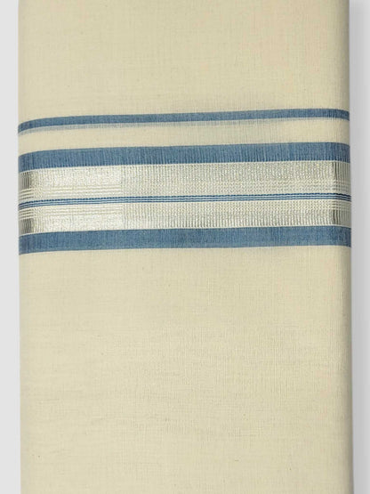 Kerala Balaramapuram Pure Cotton Handloom Mundu/Dhoti
