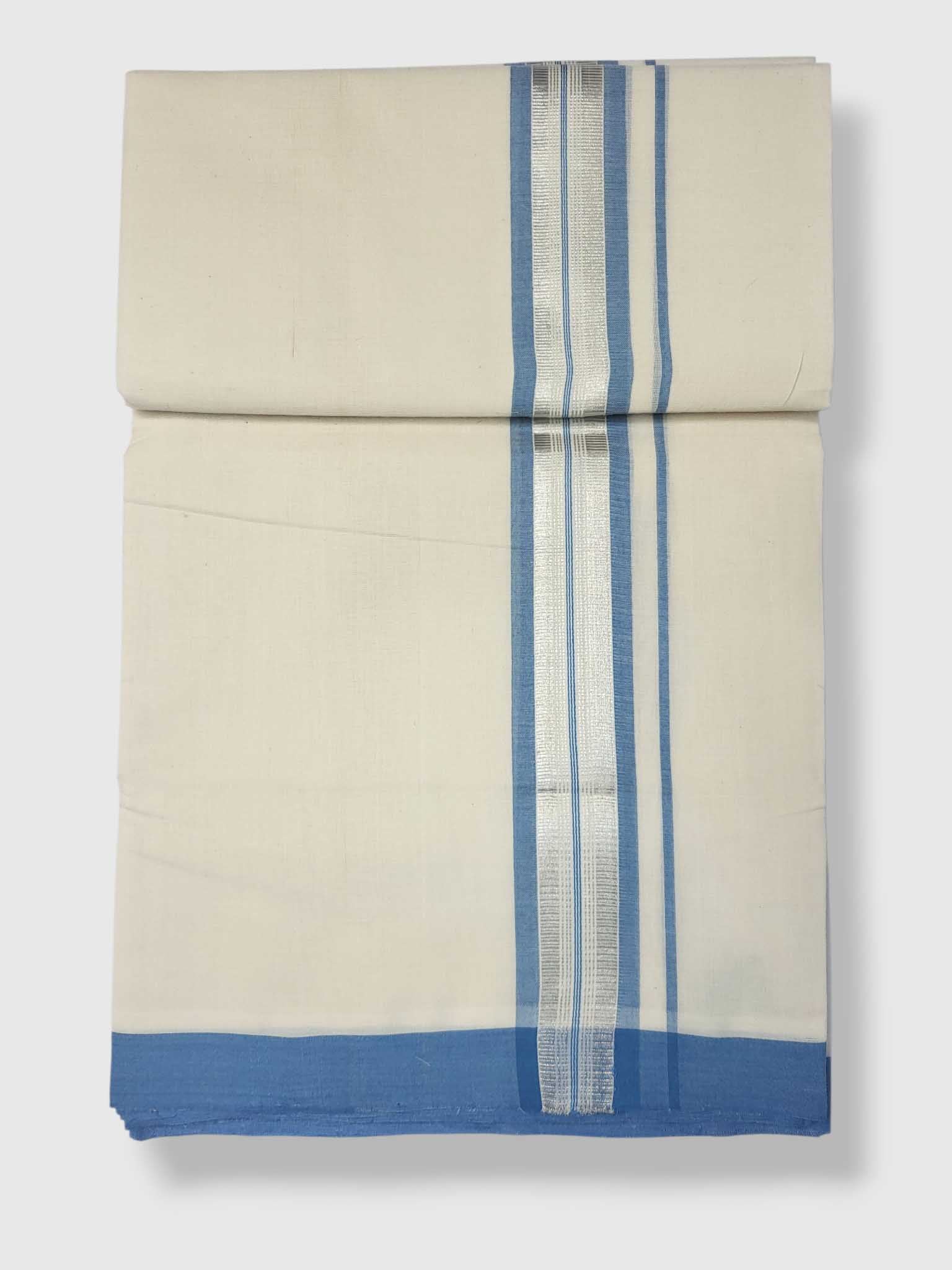 Kerala Balaramapuram Pure Cotton Handloom Mundu/Dhoti