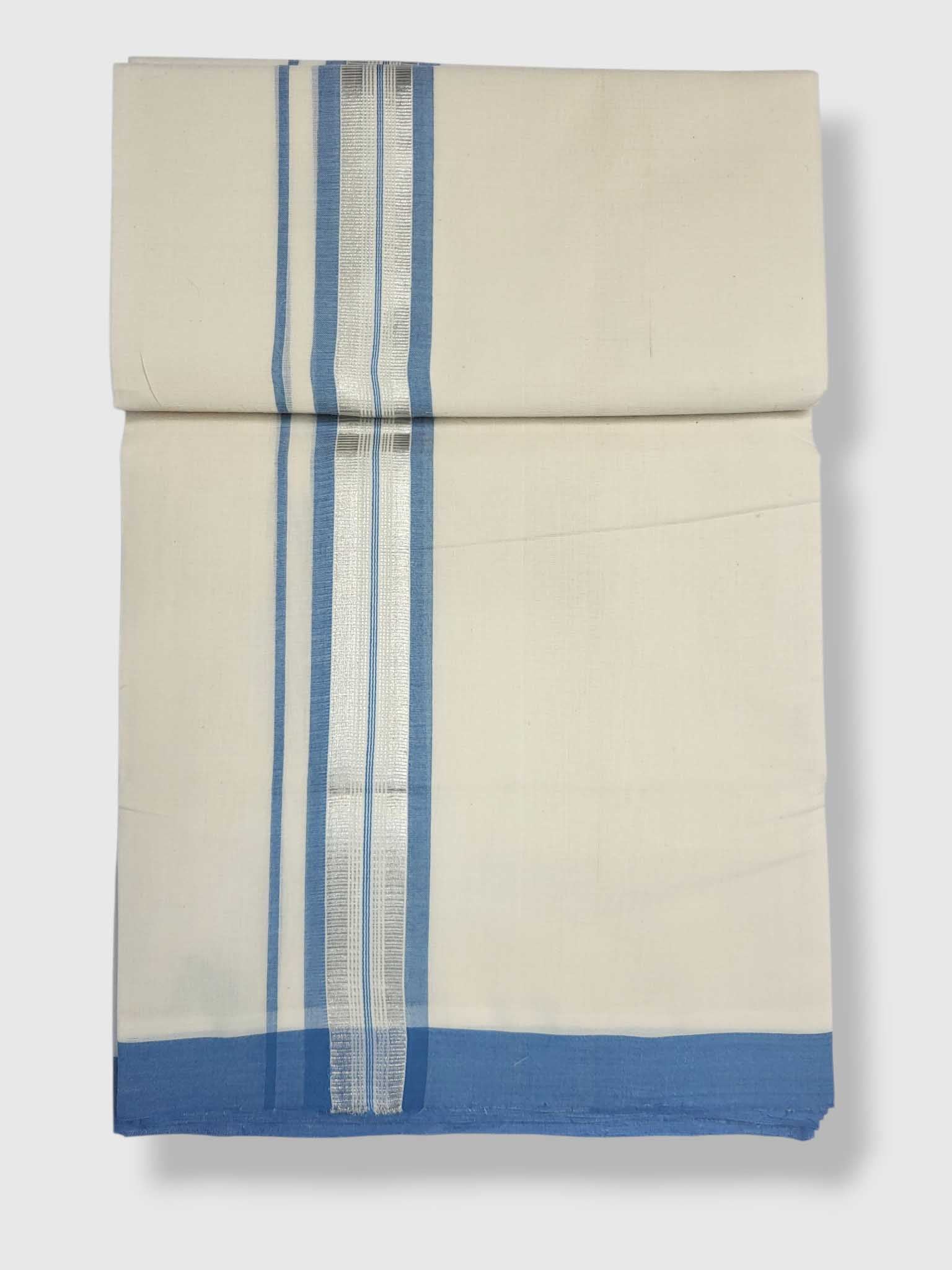Kerala Balaramapuram Pure Cotton Handloom Mundu/Dhoti