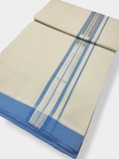 Kerala Balaramapuram Pure Cotton Handloom Mundu/Dhoti