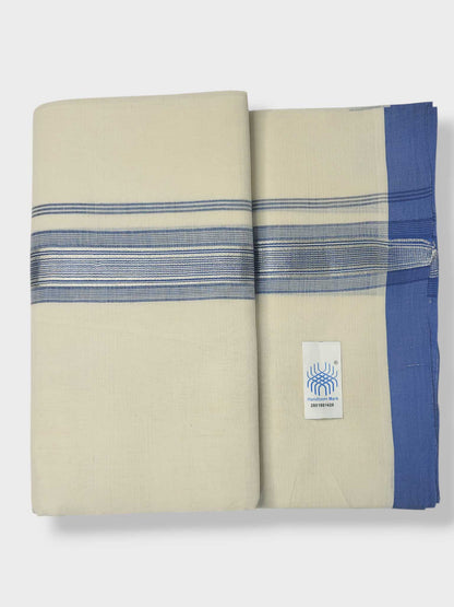 Kerala Balaramapuram Pure Cotton Handloom Mundu/Dhoti