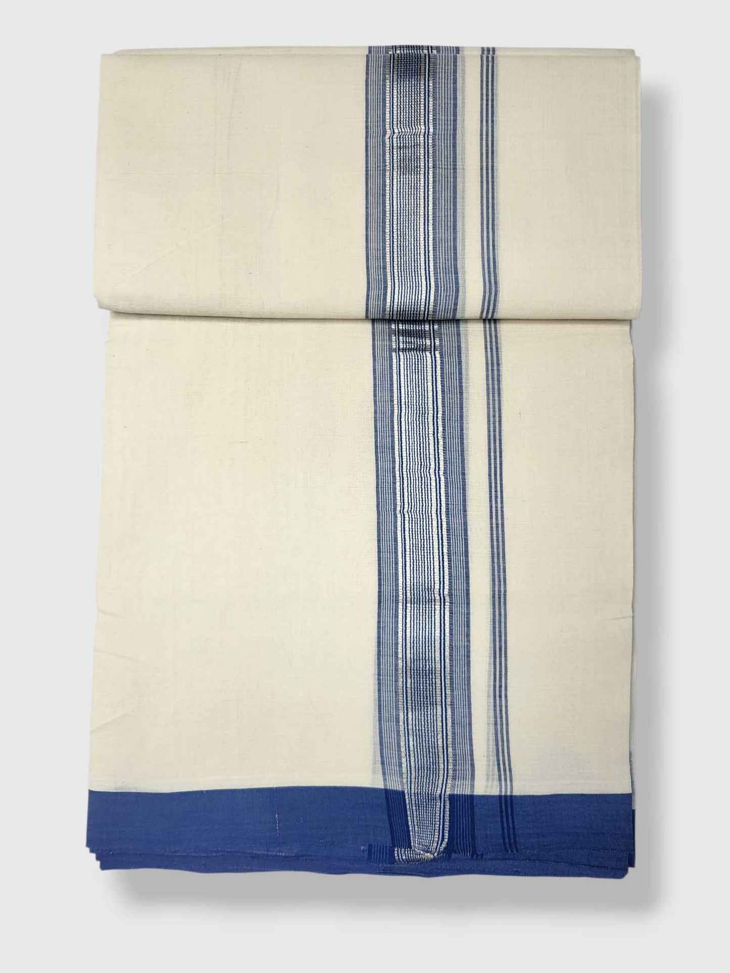 Kerala Balaramapuram Pure Cotton Handloom Mundu/Dhoti