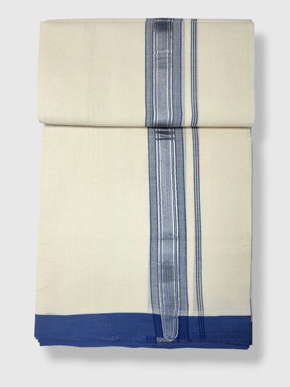 Kerala Balaramapuram Pure Cotton Handloom Mundu/Dhoti