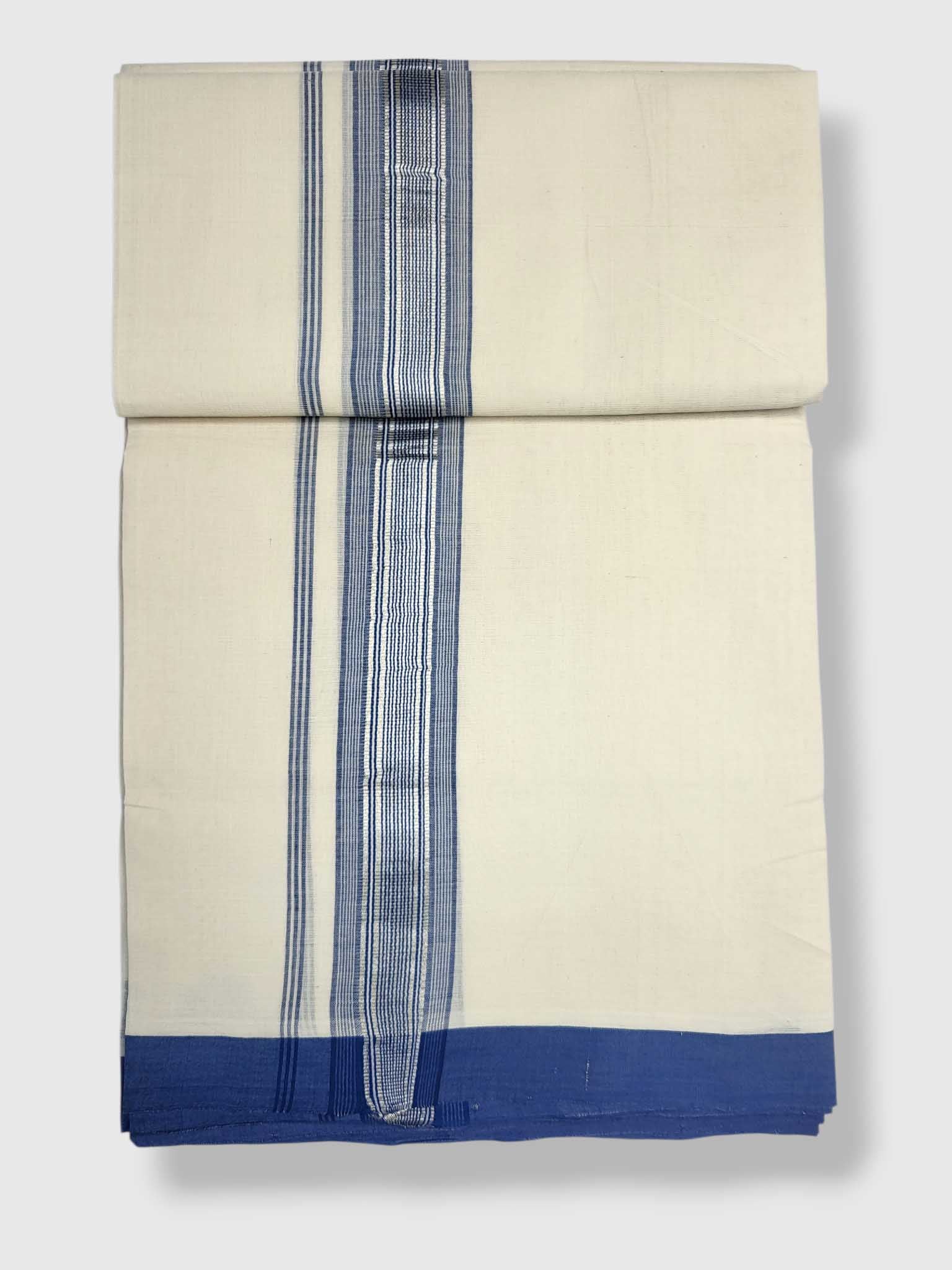 Kerala Balaramapuram Pure Cotton Handloom Mundu/Dhoti