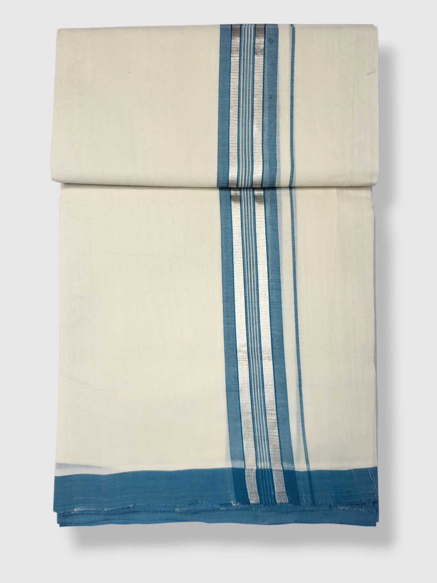 Kerala Balaramapuram Pure Cotton Handloom Mundu/Dhoti