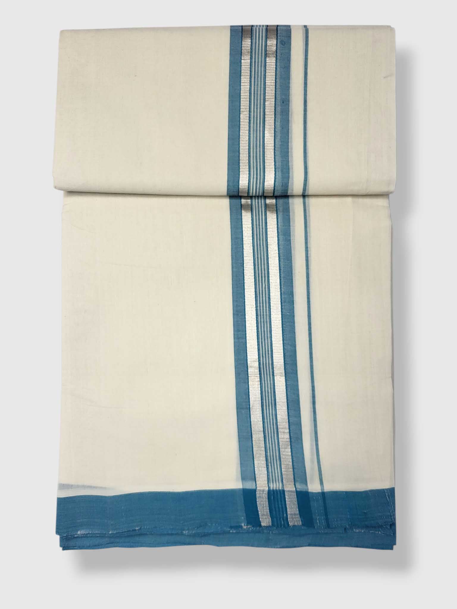 Kerala Balaramapuram Pure Cotton Handloom Mundu/Dhoti