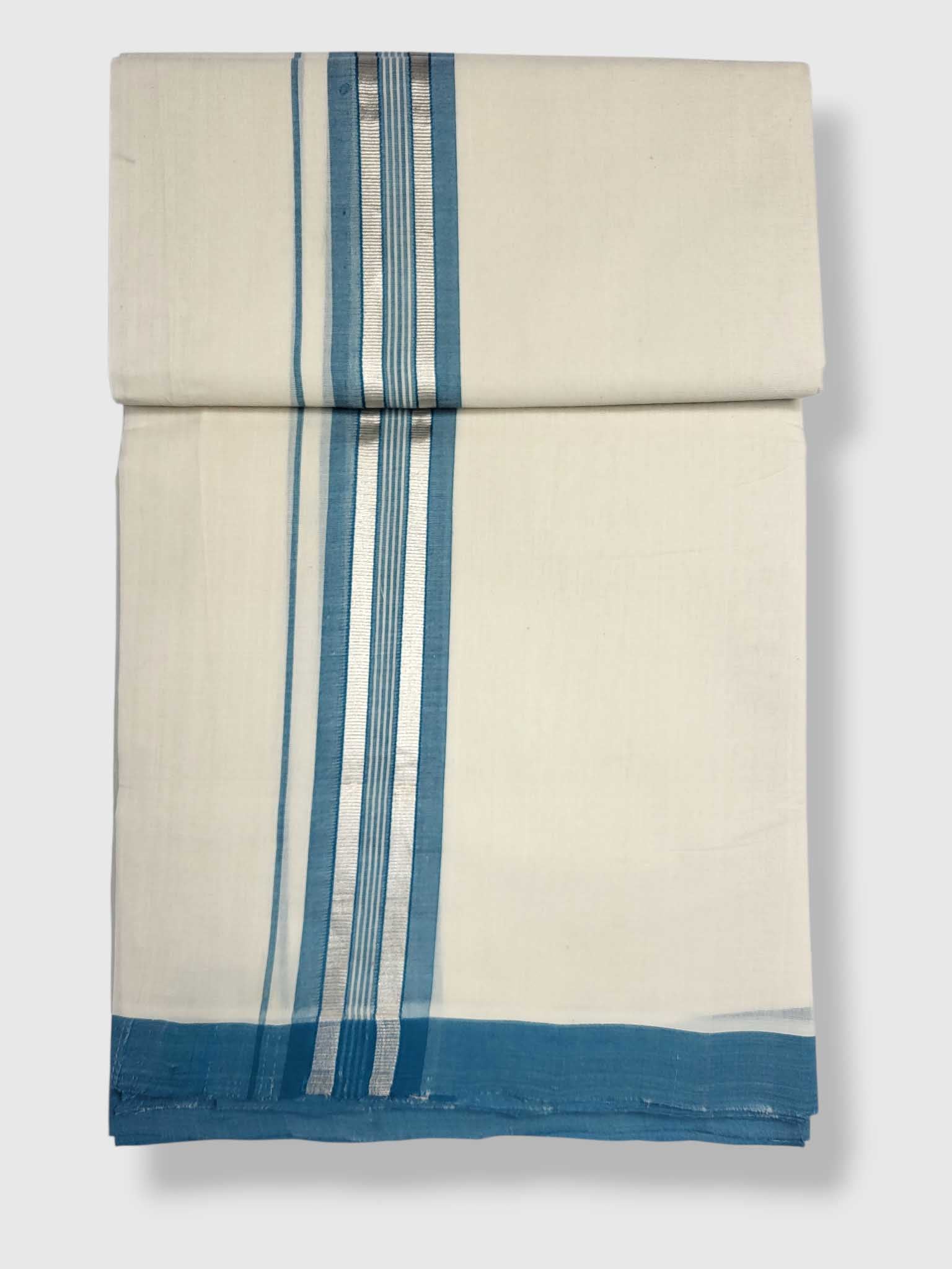 Kerala Balaramapuram Pure Cotton Handloom Mundu/Dhoti