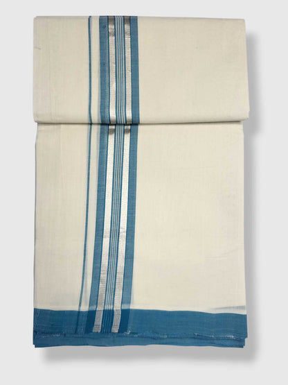 Kerala Balaramapuram Pure Cotton Handloom Mundu/Dhoti