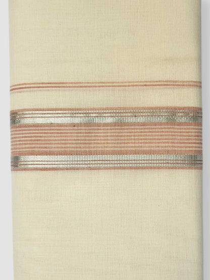 Kerala Balaramapuram Pure Cotton Handloom Mundu/Dhoti