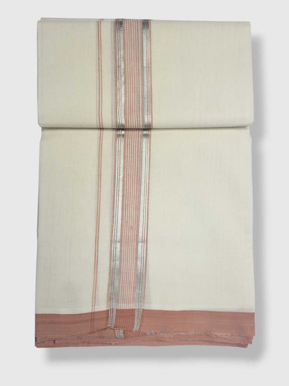 Kerala Balaramapuram Pure Cotton Handloom Mundu/Dhoti