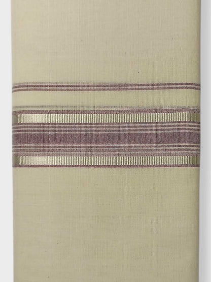 Kerala Balaramapuram Pure Cotton Handloom Mundu/Dhoti