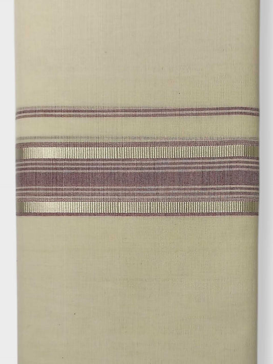 Kerala Balaramapuram Pure Cotton Handloom Mundu/Dhoti