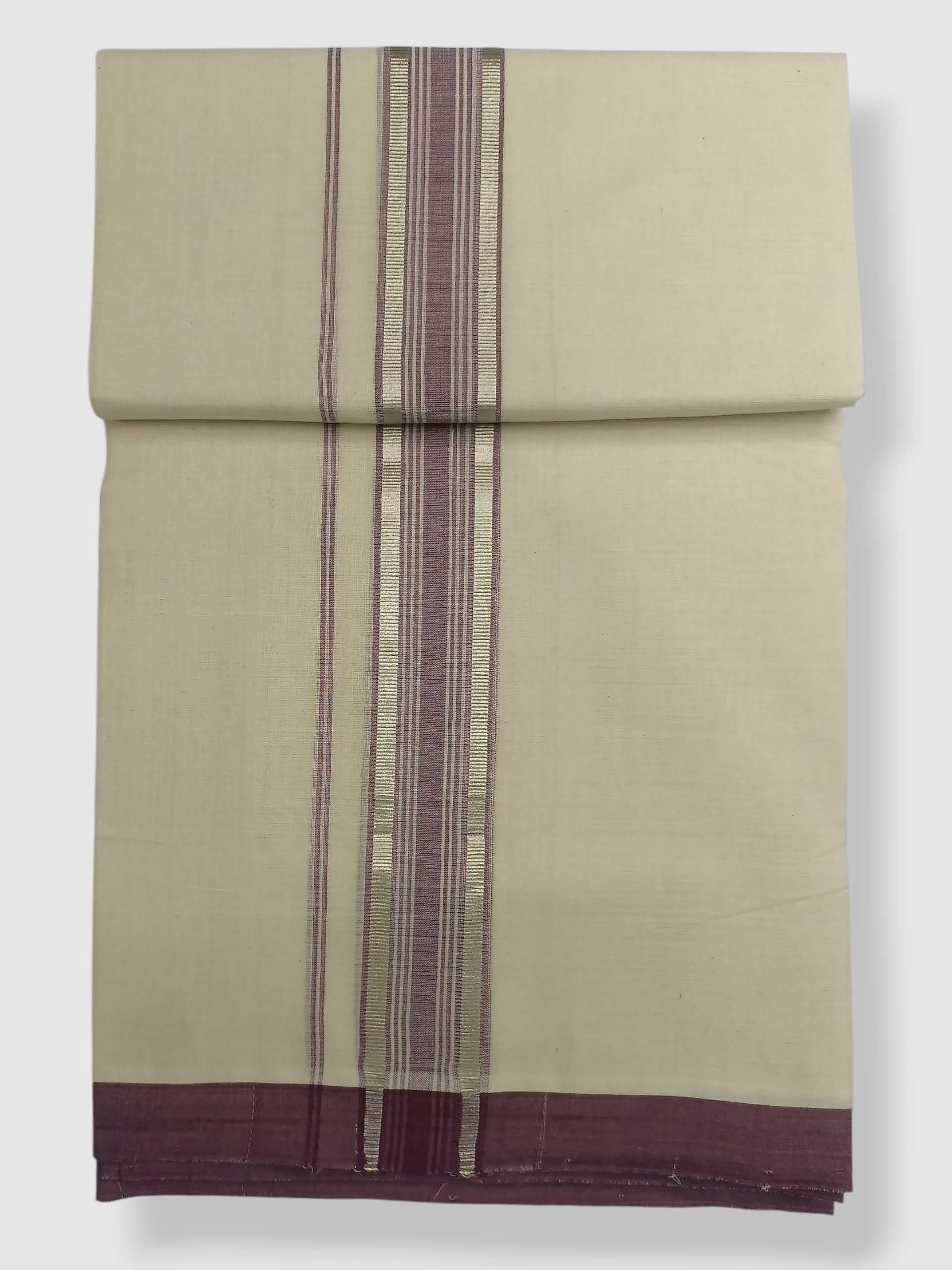 Kerala Balaramapuram Pure Cotton Handloom Mundu/Dhoti