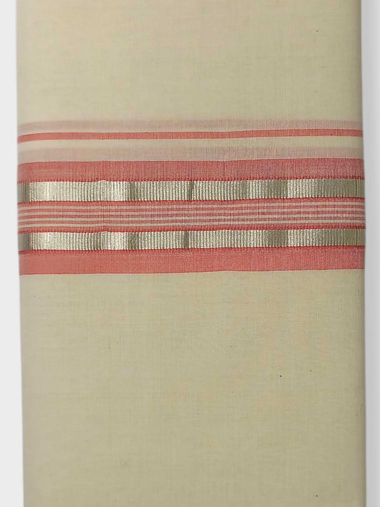 Kerala Balaramapuram Pure Cotton Handloom Mundu/Dhoti