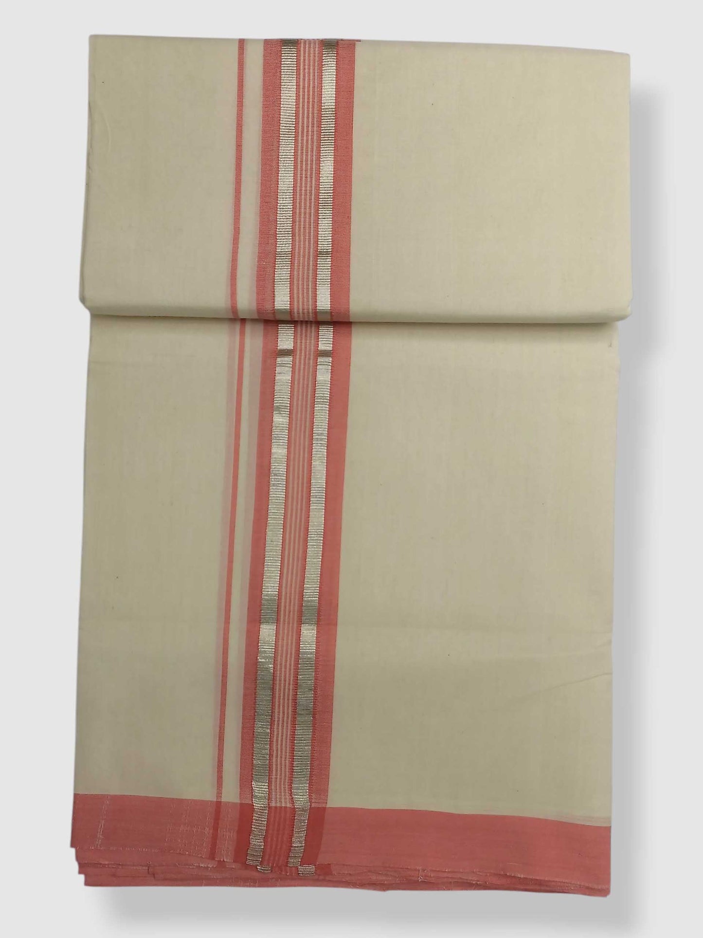 Kerala Balaramapuram Pure Cotton Handloom Mundu/Dhoti