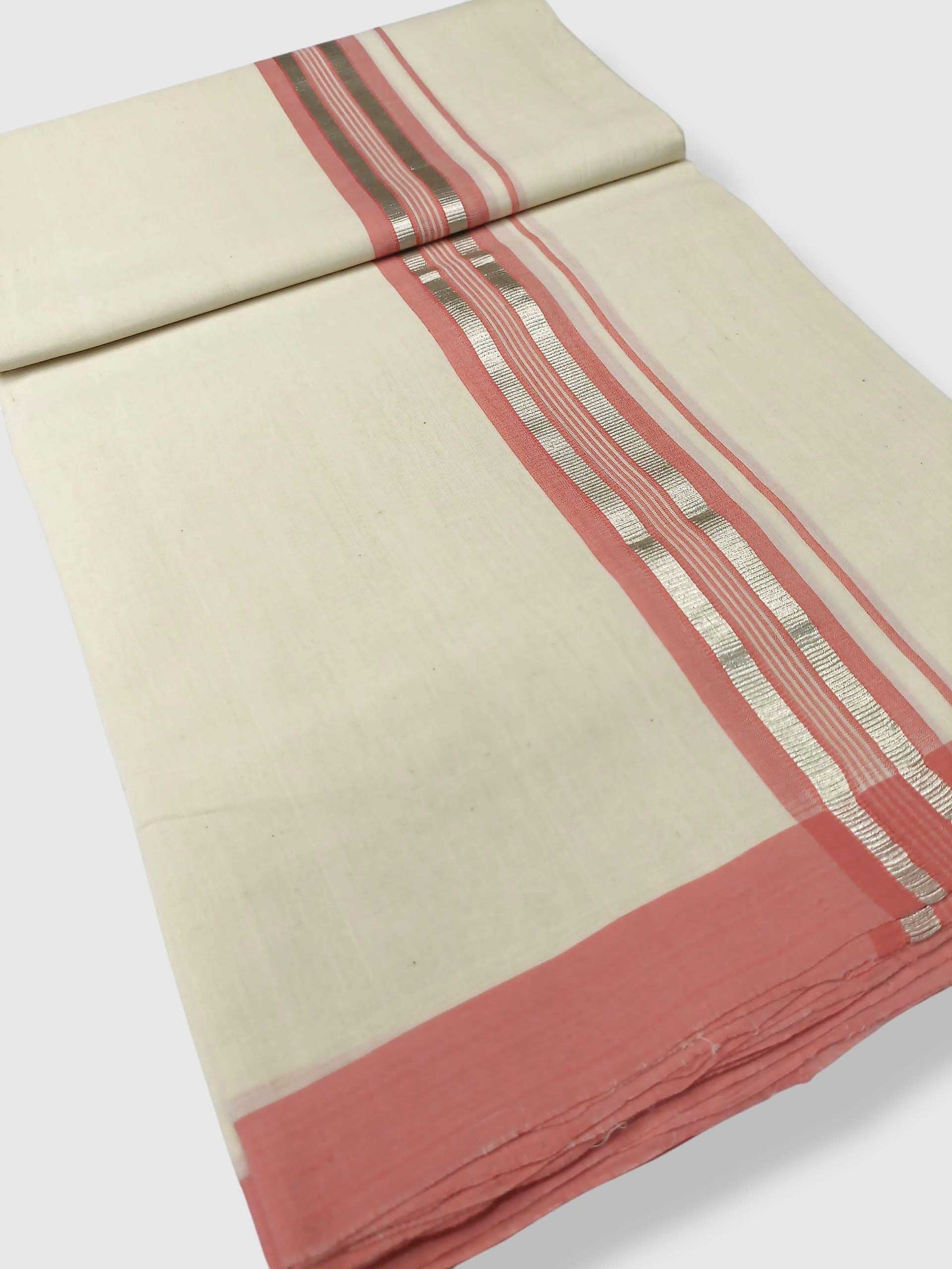 Kerala Balaramapuram Pure Cotton Handloom Mundu/Dhoti
