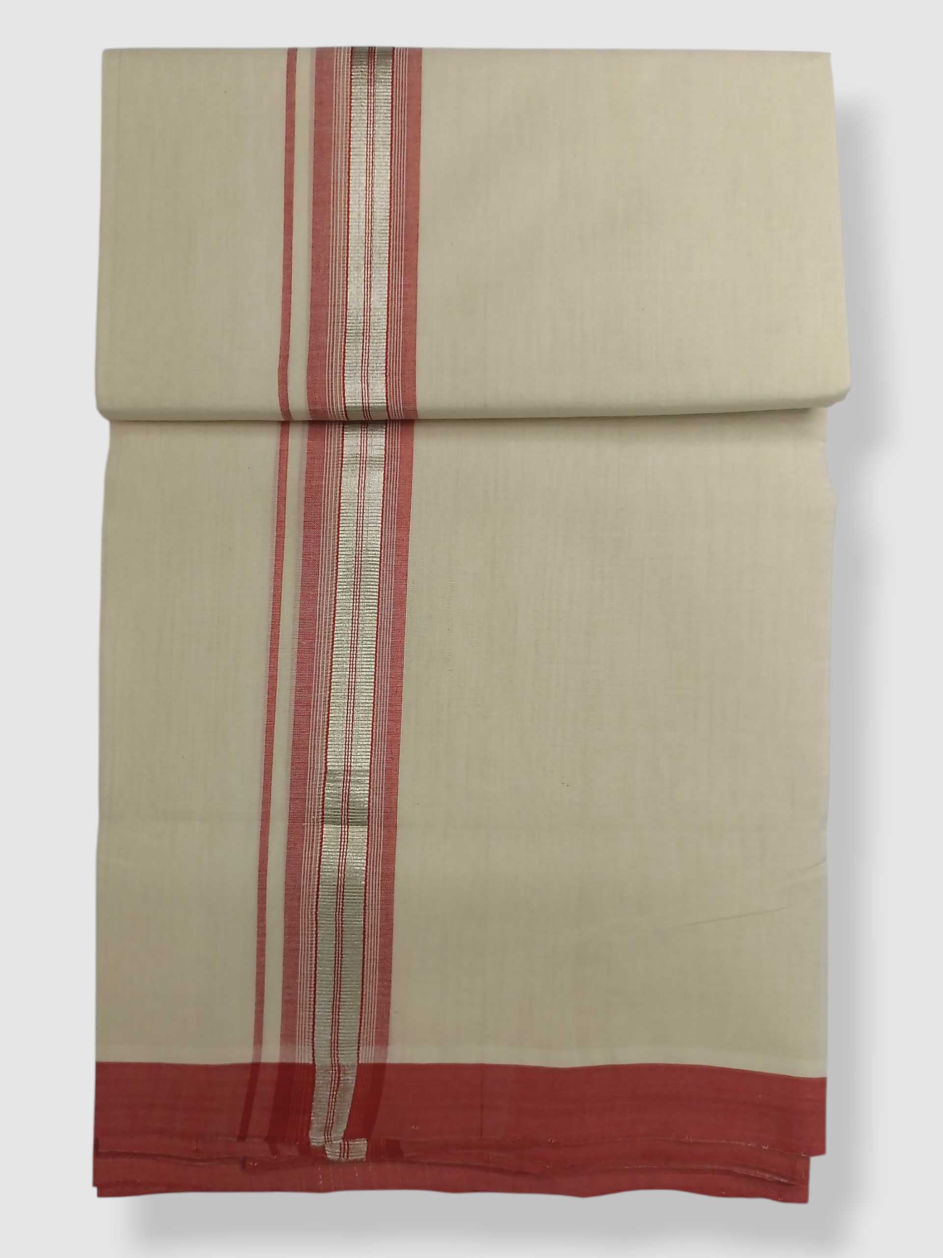 Kerala Balaramapuram Pure Cotton Handloom Mundu/Dhoti