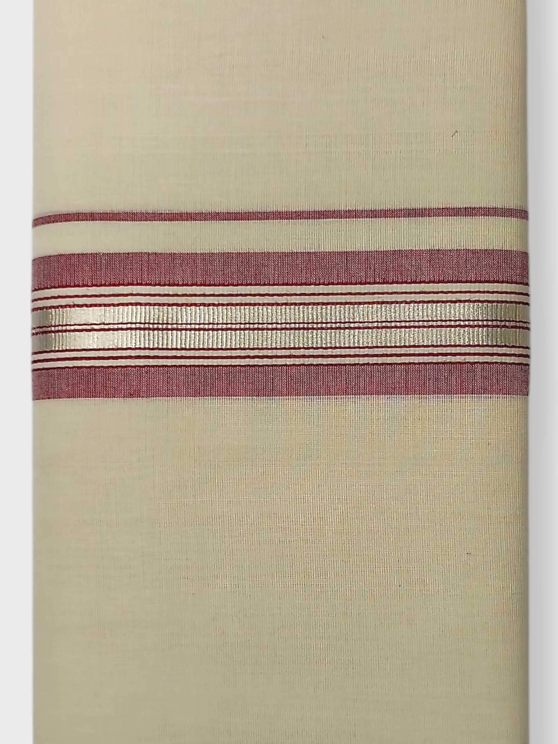 Kerala Balaramapuram Pure Cotton Handloom Mundu/Dhoti