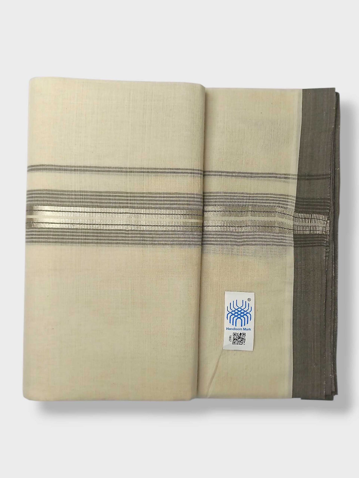 Kerala Balaramapuram Pure Cotton Handloom Mundu/Dhoti