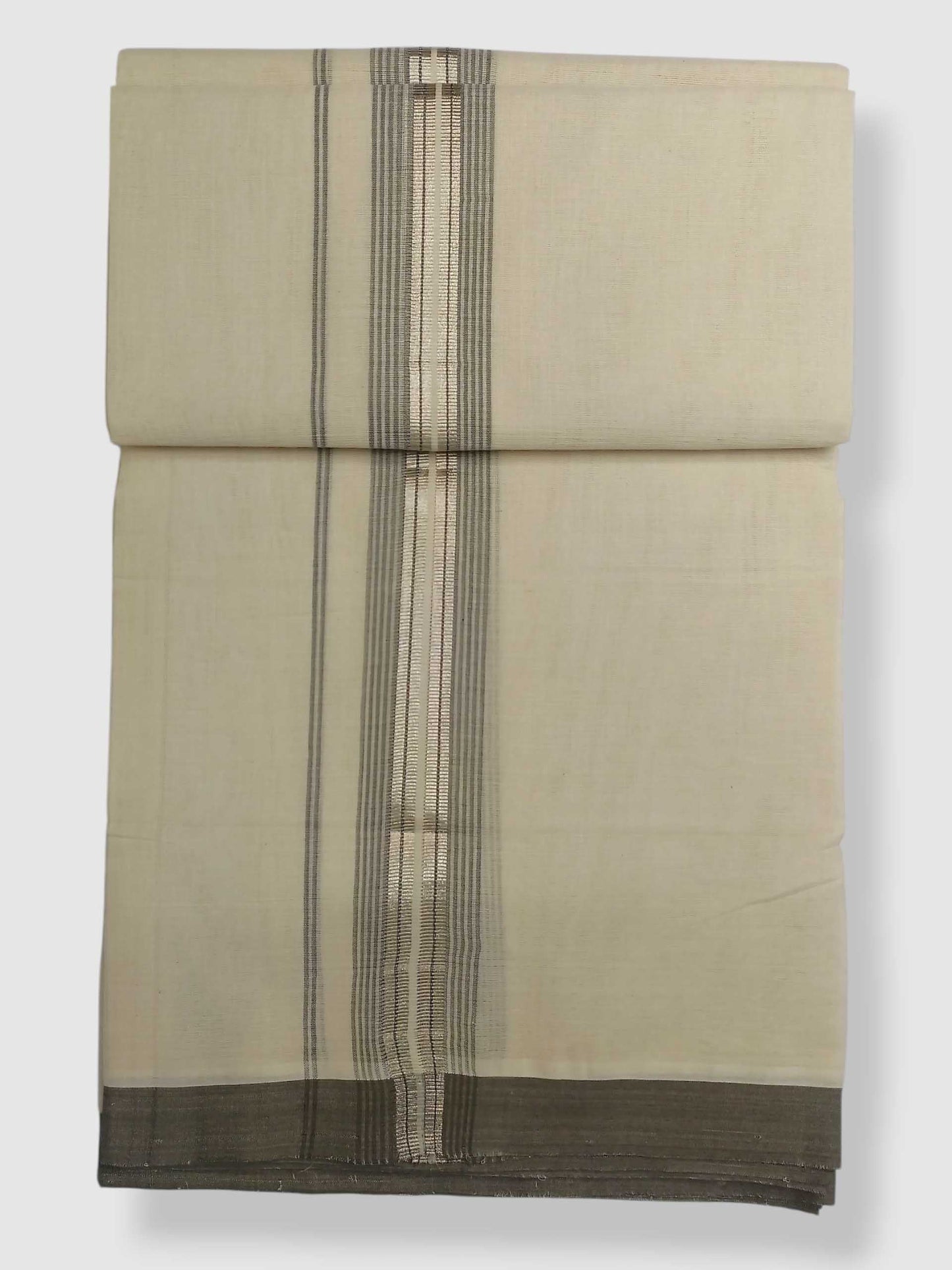Kerala Balaramapuram Pure Cotton Handloom Mundu/Dhoti